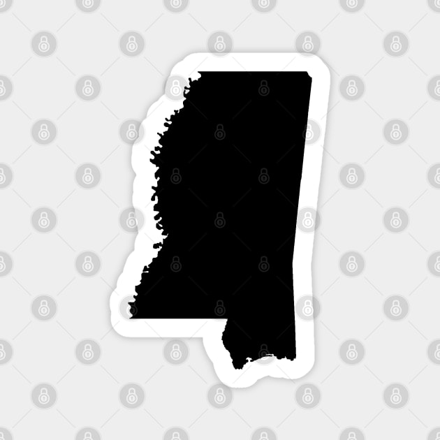 Mississippi Black Sticker by AdventureFinder